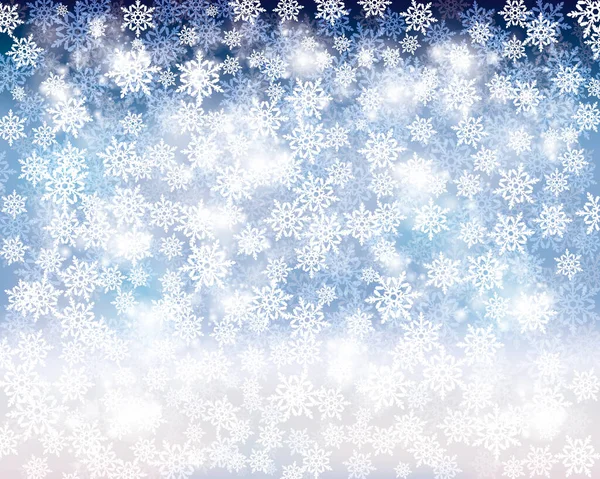 Light Blur Background Snowflake — Stock Vector