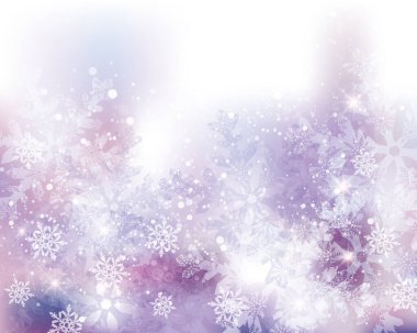 Kar taneli hafif ve bulanık arkaplan