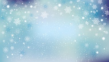 Kar taneli hafif ve bulanık arkaplan