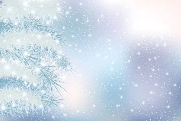 Kar Kar Noel Arkaplanı — Stok Vektör