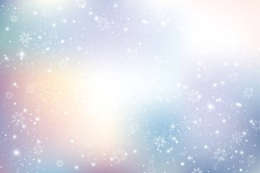 Kar taneli hafif ve bulanık arkaplan