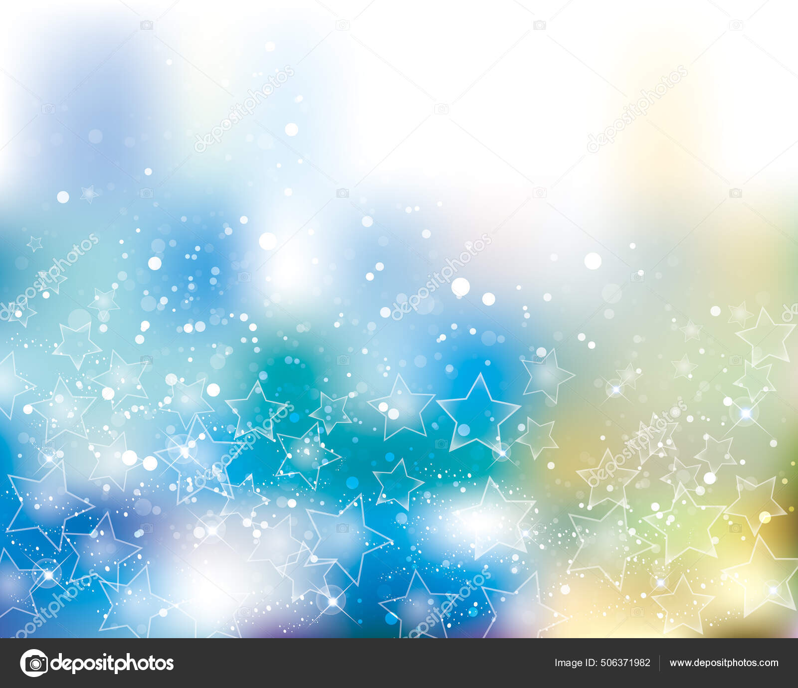 Sterren Vervagen Verloop Achtergrond stockvector door ©MisaoN 506371982