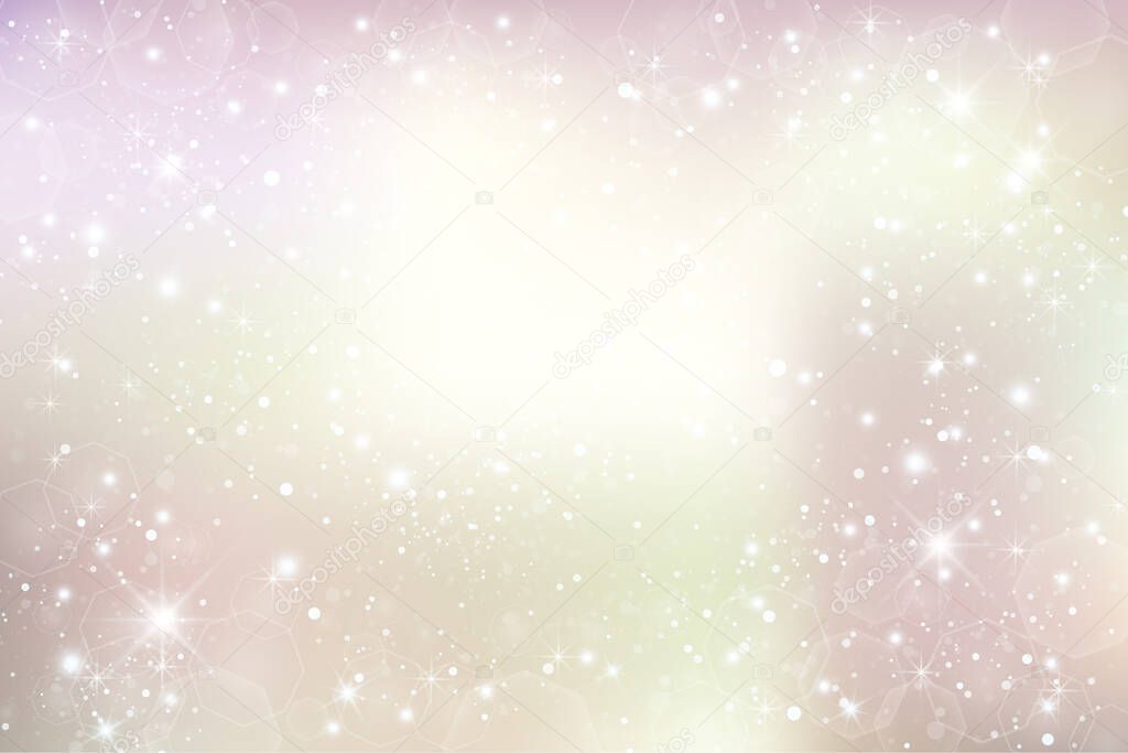 gradient background with sparkle and blur