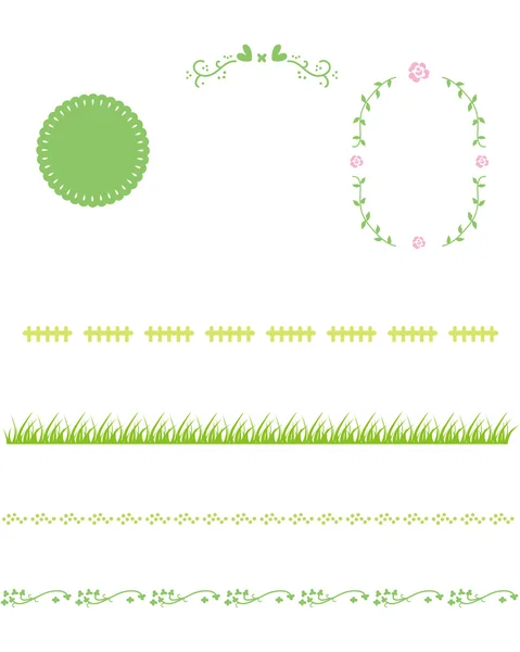 Ligne verte — Image vectorielle