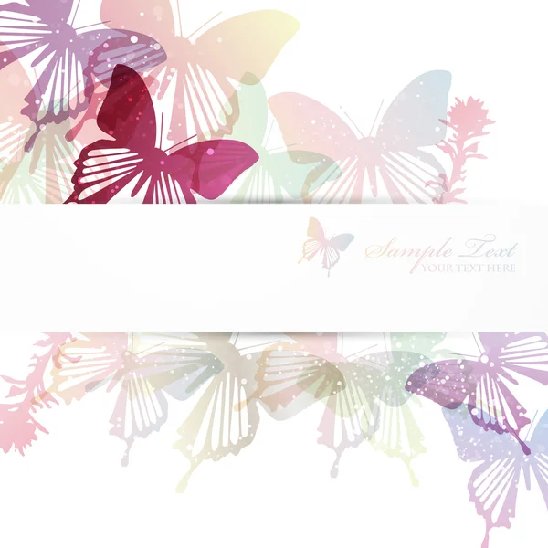 Butterfly background — Stock Vector