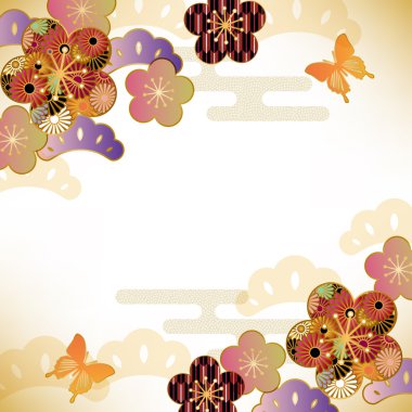 Japon motifi arka plan