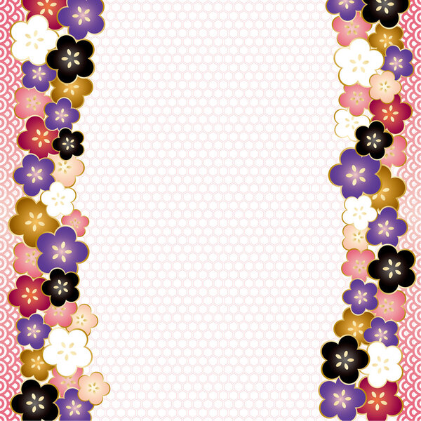 Japanese motif background