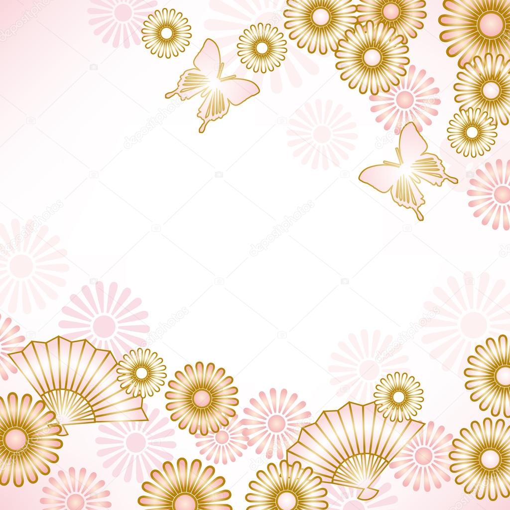 Japanese motif background