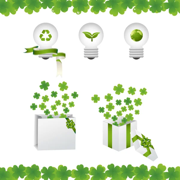 Eco set — Stock Vector