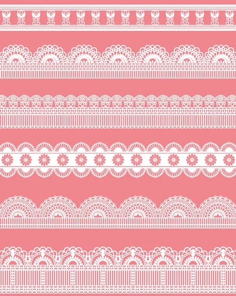 Straight lace — Stock Vector