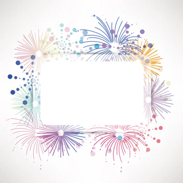 Fireworks background — Stock Vector