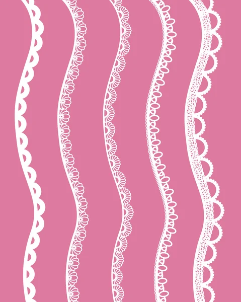 Lace wave — Stock Vector