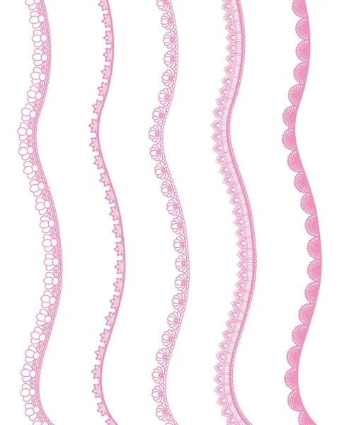 Lace wave — Stock Vector