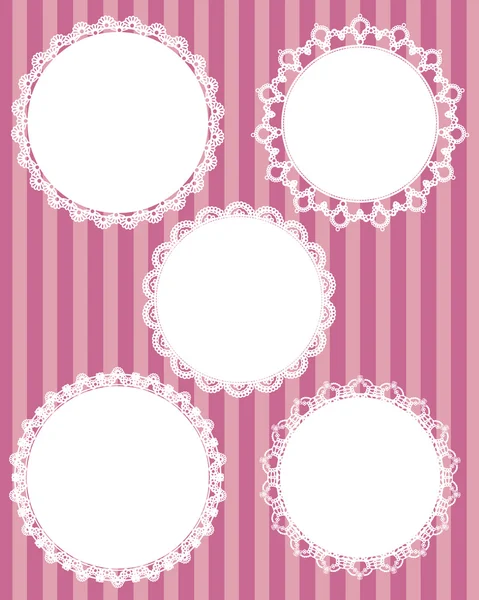 Cercle dentelle — Image vectorielle