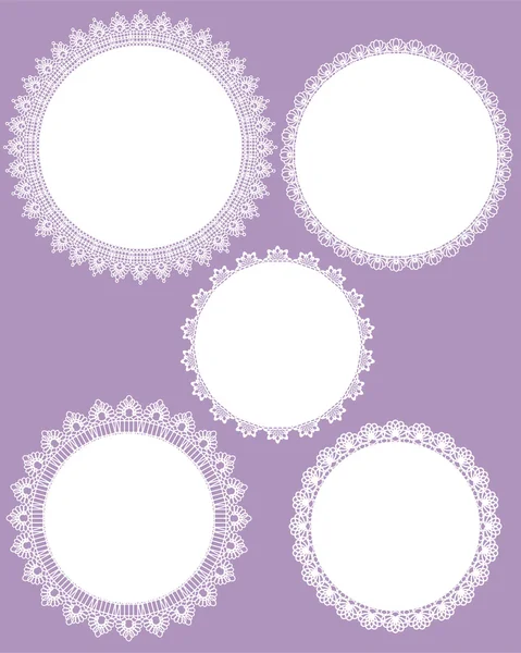 Cercle dentelle — Image vectorielle