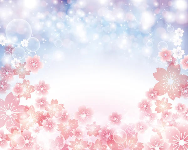 樱花背景 — 图库矢量图片