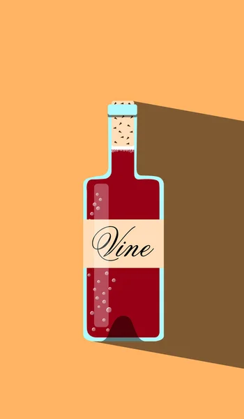 Alcohol vector de la vid — Archivo Imágenes Vectoriales