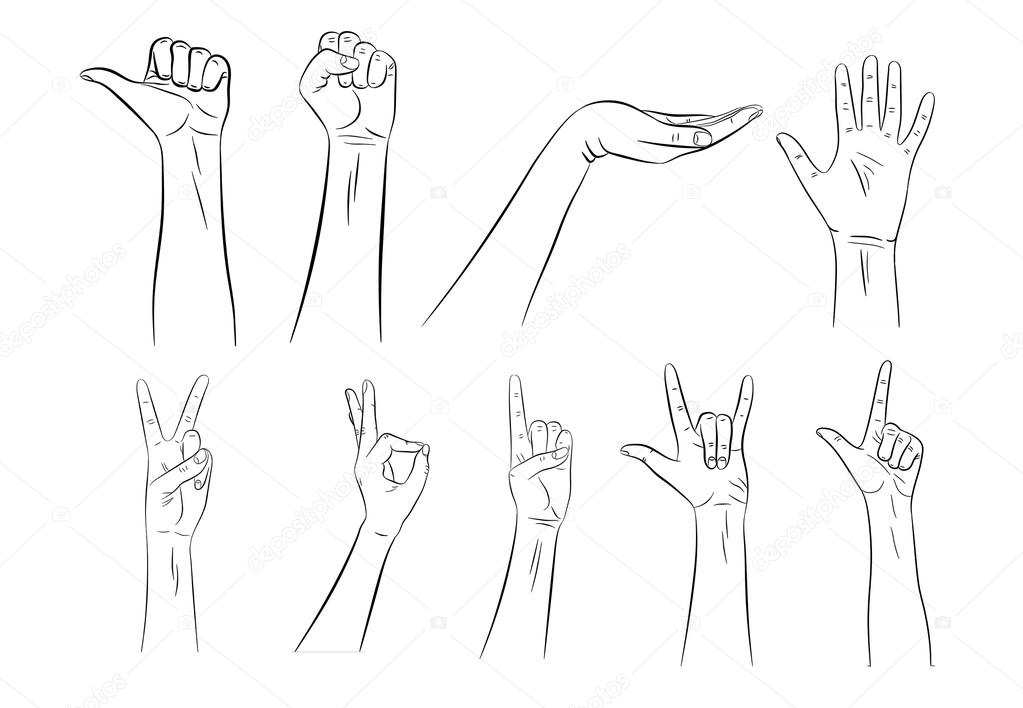 vector hand gestures circuit