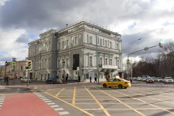 Moskwa Rusia Novmber 2020 Gedung Teater Negara Moskwa Gerbang Nikitsky — Stok Foto