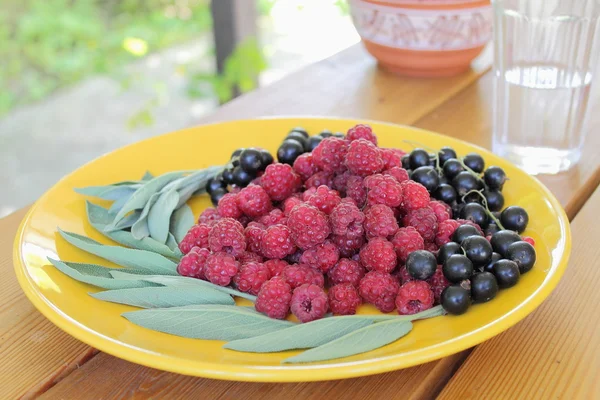 Ripe raspberry — Stock Photo, Image