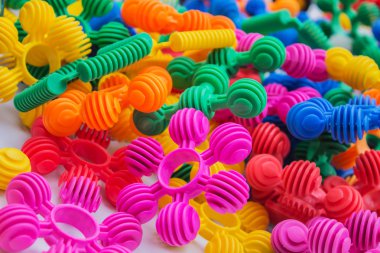 Plastik meccano çocuklar için ayarla