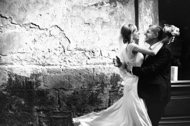 lüks romantik mutlu gelin ve damat