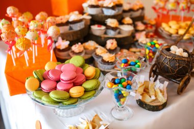 şık lüks dekore portakal şeker çubuğu