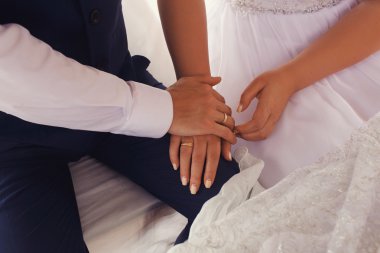 zarif güzel gelin ve damat