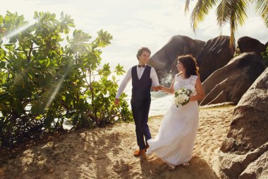 zarif güzel gelin ve damat