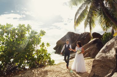 zarif güzel gelin ve damat