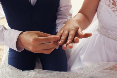zarif güzel gelin ve damat