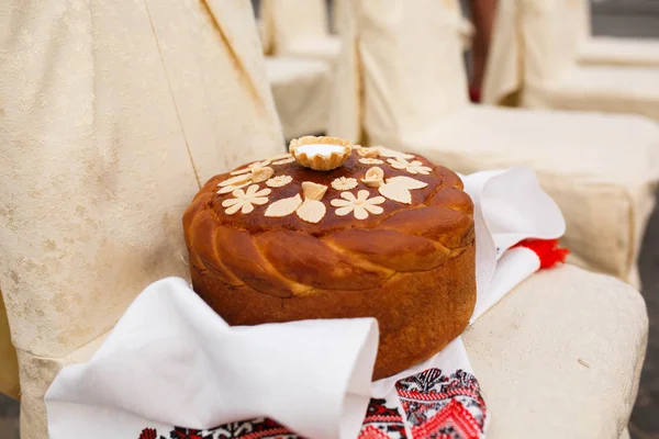 おいしい伝統的なウエディング ケーキ — ストック写真