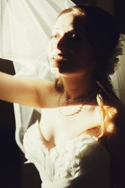 şık moda gelin poz