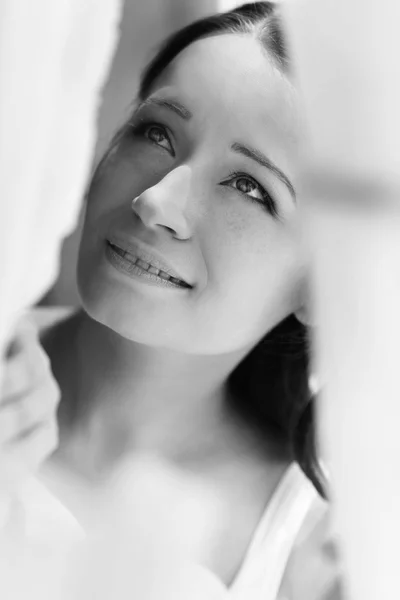 Happy cute bride — Stock Photo, Image