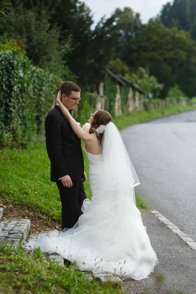 Gentle stylish couple — Stock Photo, Image