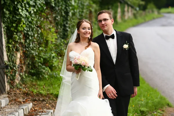 Casal elegante suave — Fotografia de Stock