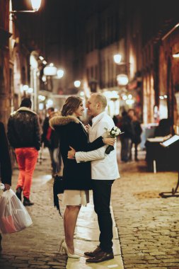 güzel mutlu gelin ve damat