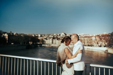 şık güzel zengin gelin ve damat