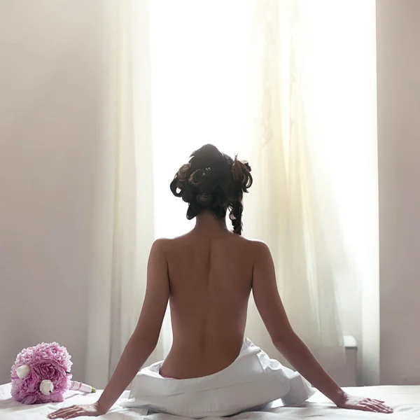 seksi şık genç yetişkin gelin