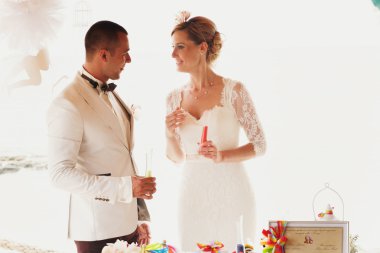 Gelin ve şık damat