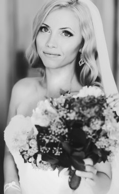 Gelin yakın çekim portre