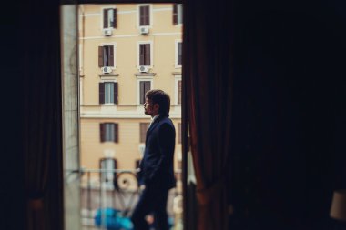 Harika şık esmer katı