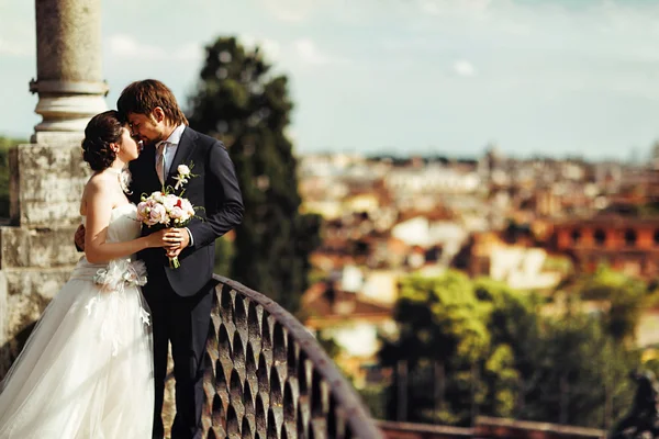 Wonderful stylish couple — Stock Photo, Image