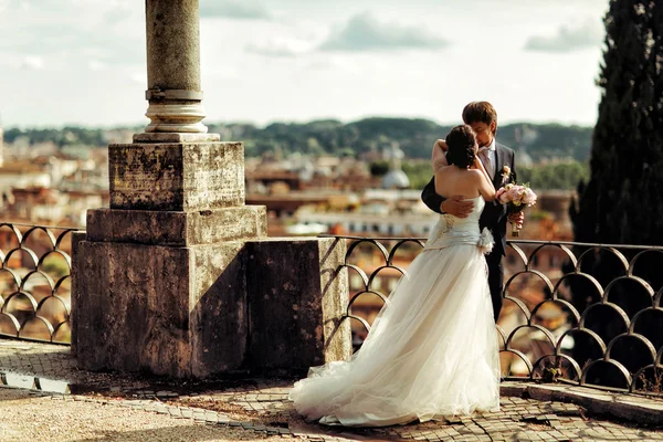 Wonderful stylish couple — Stock Photo, Image