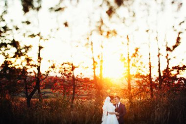 Gelin ve damat yürüyüş