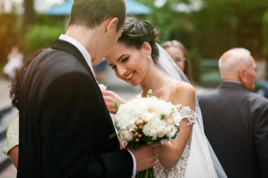 Genç gelin ve damat