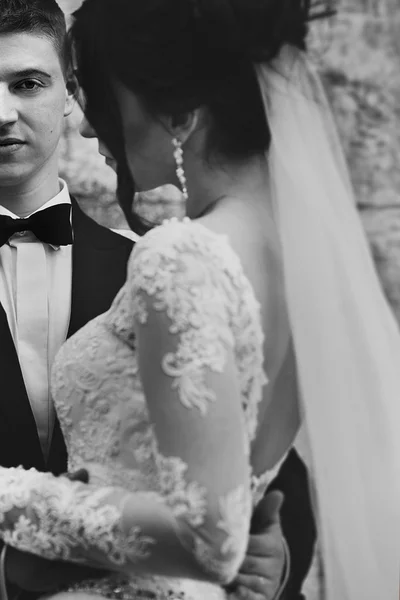 Sensual brunette bride — Stock Photo, Image