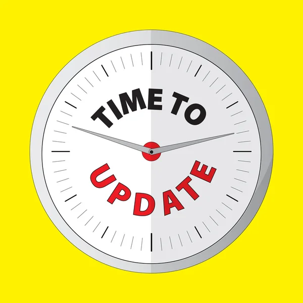 Update image, time to update — Stock Vector