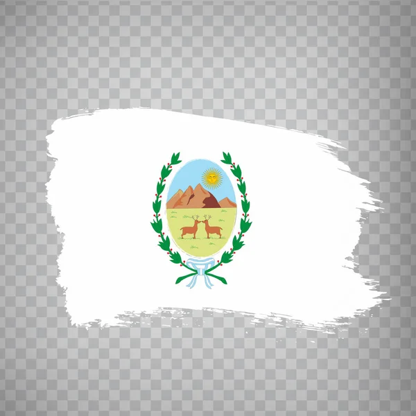 Pinceladas Provincia San Luis Bandera Provincia San Luis Sobre Fondo — Vector de stock