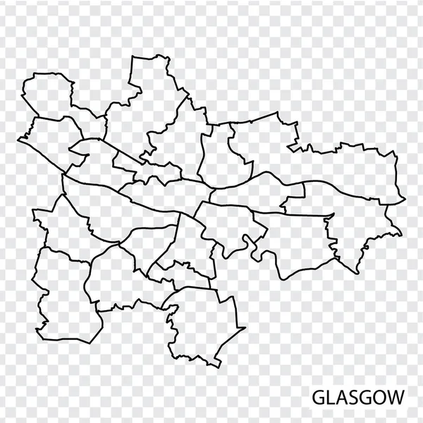 Glasgow Birleşik Krallık Yer Alan Bir Şehirdir Web Siteniz Için — Stok Vektör